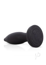 My Secret Vibrating Plug with Remote Control Black - sleek remote-controlled vibrating plug for discreet pleasure.