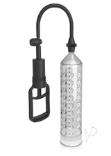 Classix Penis Stimulation Pump Clear with soft sleeve and vacuum chamber for size and firmness enhancement.