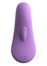 Fantasy For Her Please Her Panty Vibe Remote Purple wearable clitoral stimulator in smooth silicone