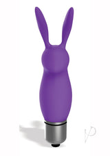 The 9's Silibuns Silicone Bunny Bullet Purple, a cute and powerful discreet vibe in soft purple silicone.