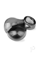 The 9's Sling and Ring Cock Ring and Ball Sling Smoke showcasing a sleek smoke-colored design.