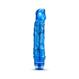 B Yours Vibe 6 Realistic 9.25 inches Vibrating Dildo Blue