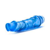 B Yours Vibe 6 Realistic 9.25 inches Vibrating Dildo Blue