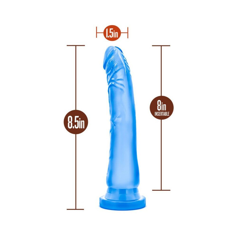 B Yours Sweet 'n Hard 6 Realistic 8.5 inches Dildo Blue