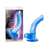 B Yours Sweet 'n Hard 7 Realistic 8.5 inches Dildo with Balls Blue