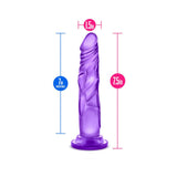 B Yours Sweet 'n Hard 5 Realistic 7.5 inches Dildo Purple