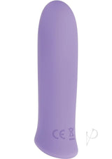 Purple Haze Rechargeable Silicone Bullet Purple, luxurious vibrating bullet in a lilac hue, compact and discreet.