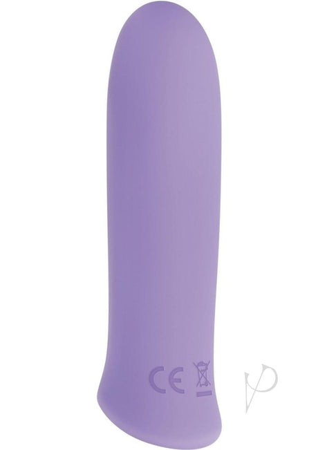 Purple Haze Rechargeable Silicone Bullet Purple, luxurious vibrating bullet in a lilac hue, compact and discreet.
