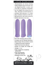 Purple Haze Rechargeable Silicone Bullet Purple features sleek design, 7 vibration modes, and luxurious silicone finish.