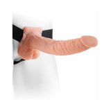 Fetish Fantasy Series 9 inches Hollow Strap-On with Balls Light/Black