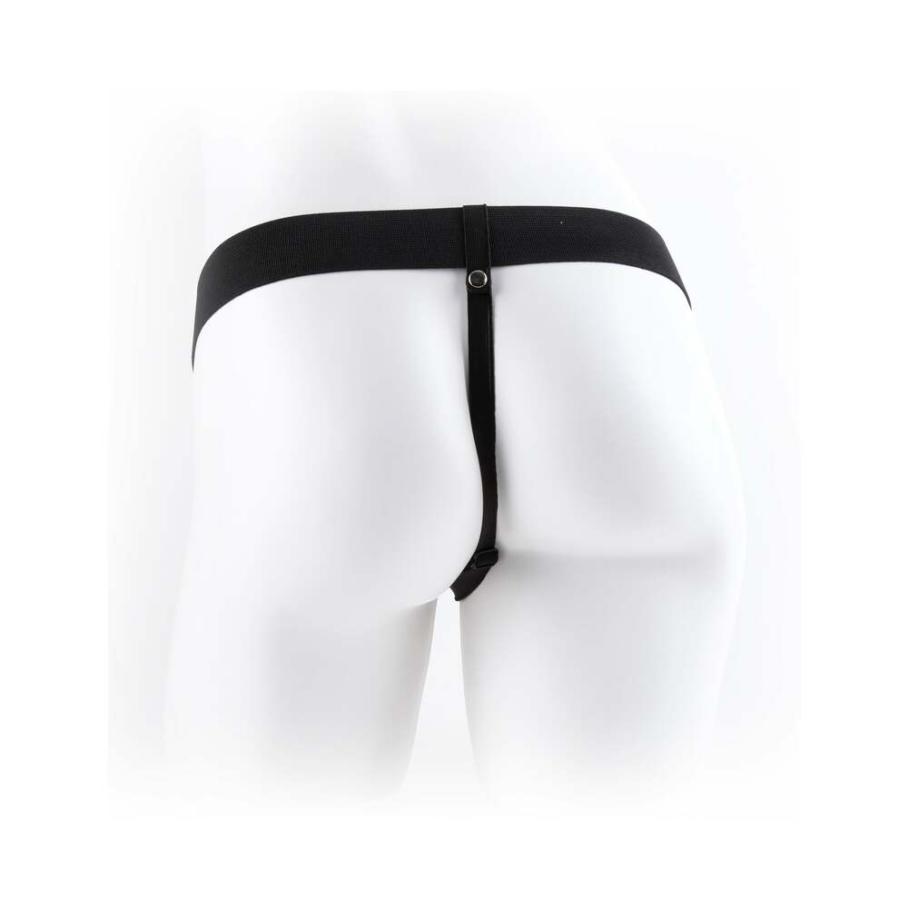 Fetish Fantasy Series 9 inches Hollow Strap-On with Balls Light/Black