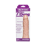 Vac-U-Lock - 7 Inch Thin Dong - The Naturals White