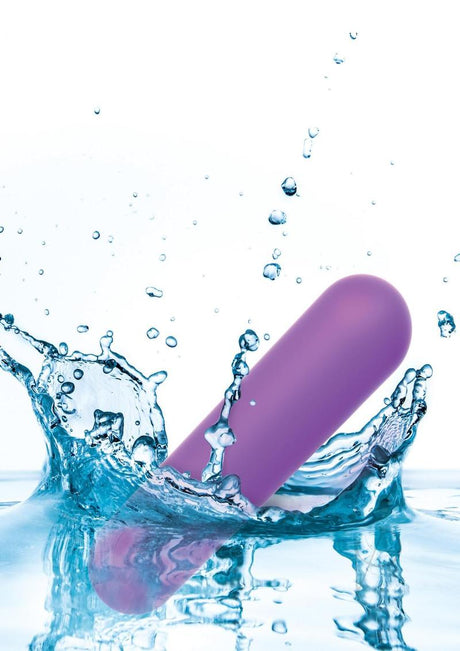 Fantasy For Her Multi Speed Bullet Vibrator Purple splashing through water in an elegant, playful display.