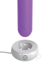 Fantasy For Her Multi Speed Bullet Vibrator Purple with charging dock, featuring a discreet design and easy-to-use button.
