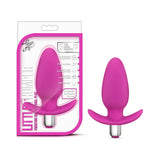 Luxe Little Thumper Vibrating Silicone Anal Plug Pink