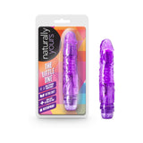 Naturally Yours The Little One Realistic 6.7 inches Vibrating Dildo Purple