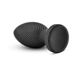 Spark Silicone Anal Plug Small Carbon Fiber