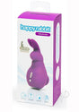 Happy Rabbit Mini Ears Silicone Clitoral Vibrator Purple packaging with features listed.