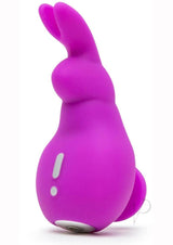 Happy Rabbit Mini Ears Silicone Clitoral Vibrator Purple in vibrant pink silicone design.