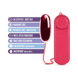 B Yours Power Bullet Remote-Controlled Egg Vibrator Cerise