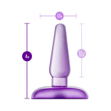 Blush B Yours Eclipse Pleaser Anal Plug Small Purple