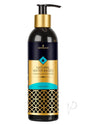 Sensuva Natural Water Based Unflavored Lubricant 8.12 oz bottle with elegant design and pump.