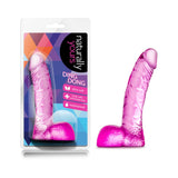 Naturally Yours Ding Dong Realistic 5.5 inches Dildo with Balls Pink