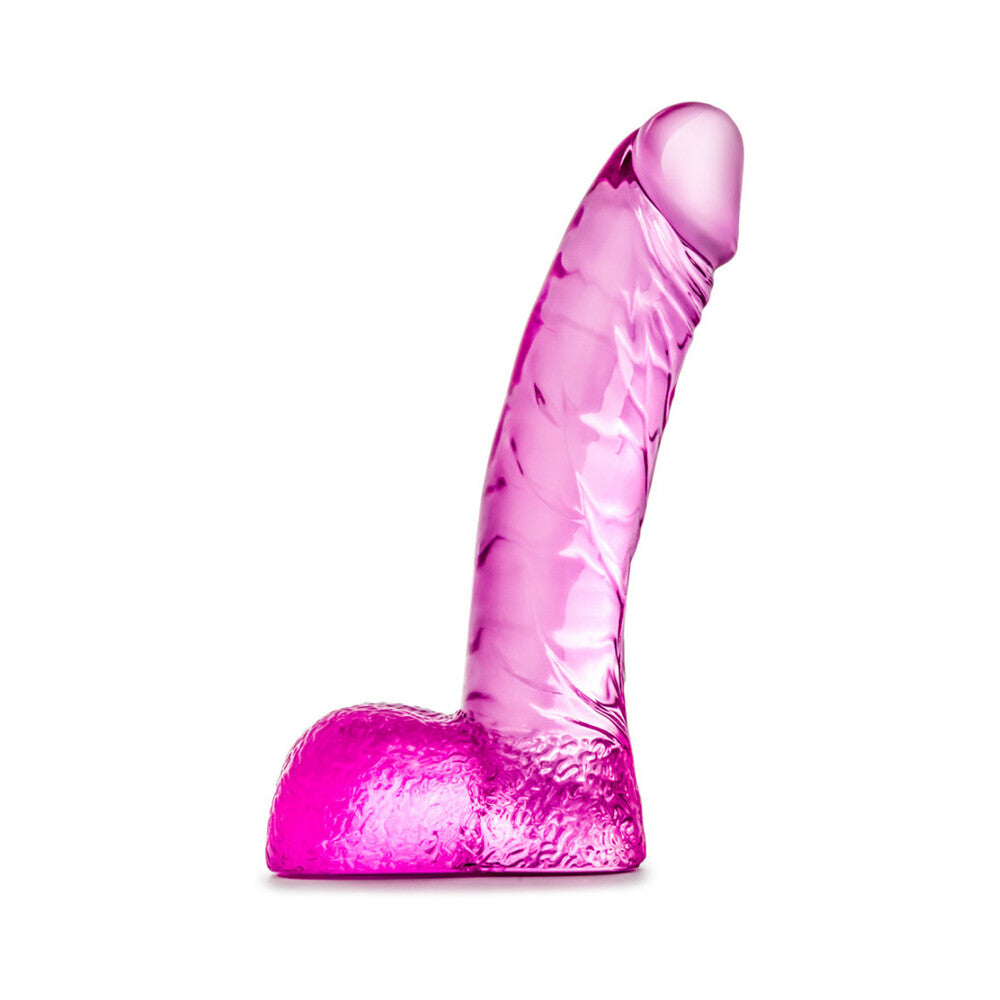 Naturally Yours Ding Dong Realistic 5.5 inches Dildo with Balls Pink