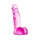 Naturally Yours Ding Dong Realistic 5.5 inches Dildo with Balls Pink