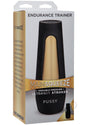 Main Squeeze Endurance Trainer Ultraskyn Pussy Stroker packaging with squeeze grip design and endurance training features.