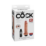 King Cock 6 inches Squirting Cock Realistic Dildo Beige