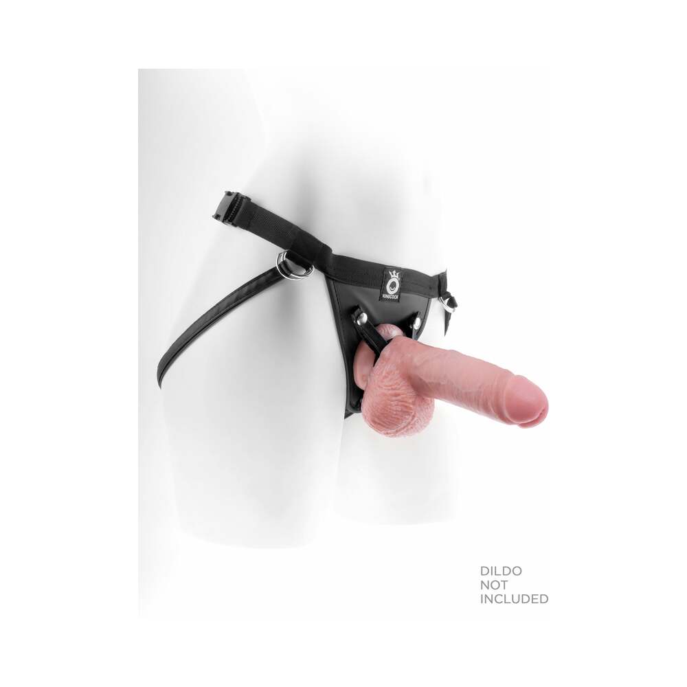 King Cock Adjustable Fit Rite Harness Black