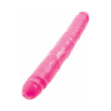 Dillio 12 inches Double Dong Realistic Dual-Ended Dildo Pink