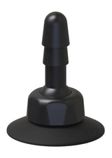 Vac U Lock Deluxe 360 Swivel Suction Cup Plug Black for hands-free use with compatible attachments.