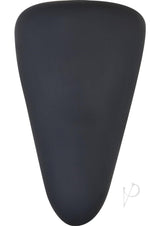 Hidden Pleasure Silicone Panty Vibe with Remote Black silicone vibe for discreet pleasure with wireless remote.