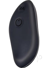 Hidden Pleasure Silicone Panty Vibe with Remote Black wireless remote for hands-free pleasure.