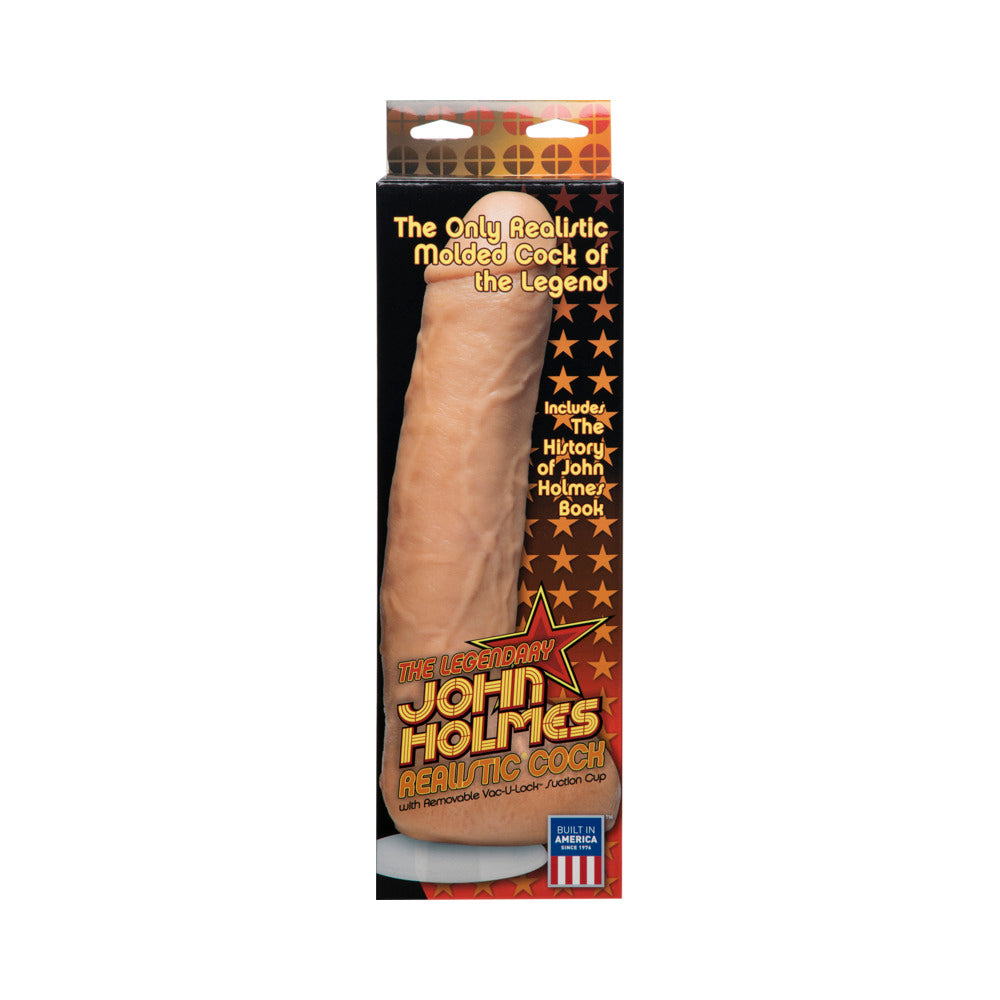 Legendary John Holmes Realistic Cock 9.5 inches - Vanilla