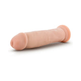 Au Naturel 9.5 inches Magnum Dong Posable Dual Density Dildo Beige