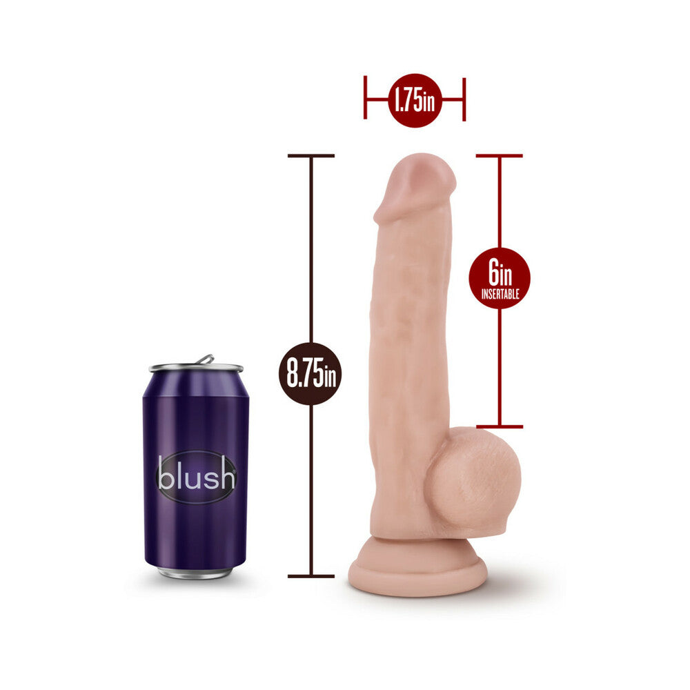 Loverboy Mr. Jackhammer Realistic 8.5 inches Dildo with Balls Beige