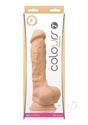 Colours Pleasure Silicone Dildo 7 inch Vanilla packaging showcasing the lifelike design and premium silicone material.