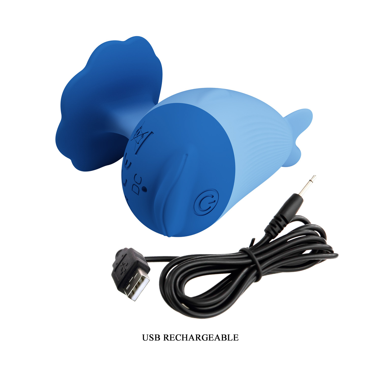 Pretty Love Dolphin Mini Clitoral Vibrator Blue - Image 2
