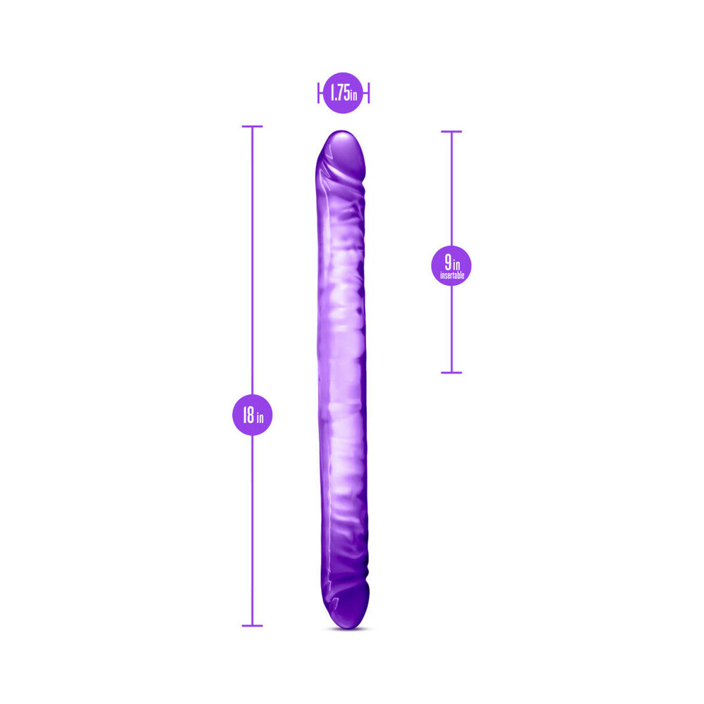 Blush B Yours 18 inches Double Dildo Purple