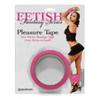 Fetish Fantasy Series Pleasure Tape Pink - Non-sticky bondage tape in packaging for restraint play.