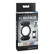 Fantasy C-ringz Magic Touch Couples Ring Black packaging with waterproof vibrating bullets. Ideal for couples.