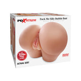 Pipedream Extreme Toyz Fuck Me Silly Bubble Butt Masturbator packaging showcasing realistic design and size.