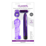 Classix Ultimate Pleasure Couples Kit Purple featuring versatile couple's toys for enhanced romantic play.