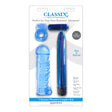 Classix Ultimate Pleasure Couples Kit Blue featuring multi-speed vibe and accessories for partner play.