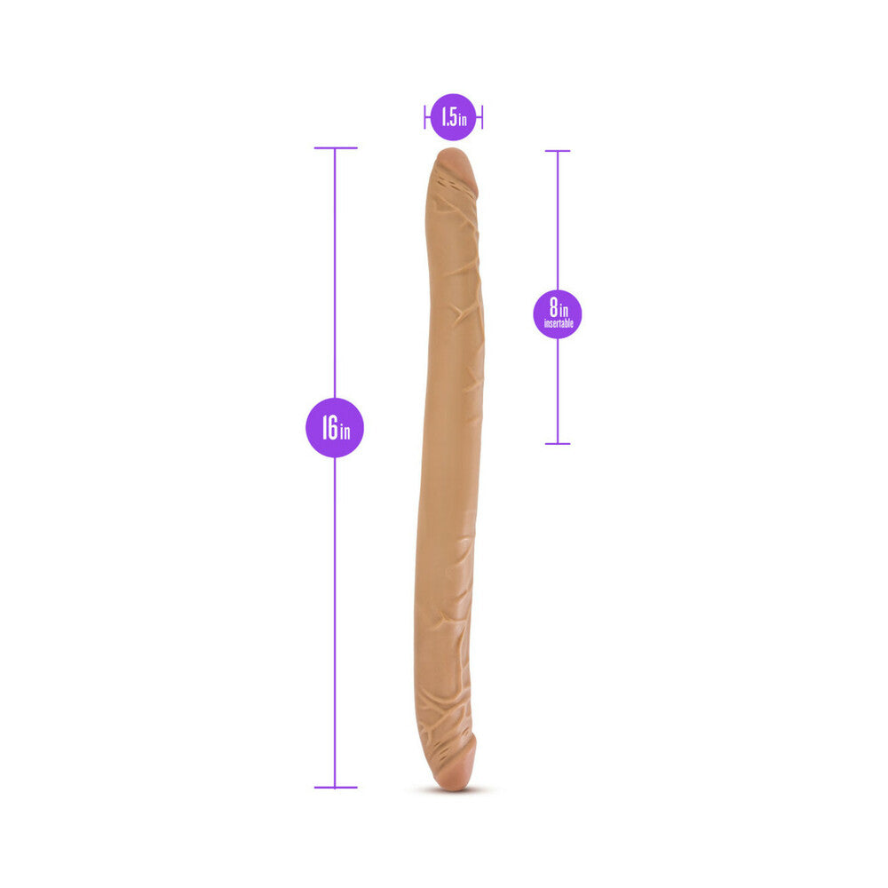 Blush B Yours 16 inches Double Dildo Tan