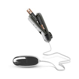 B Yours Silver Power Bullet Remote-Controlled Egg Vibrator Black