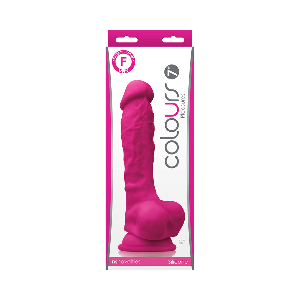 Colours Pleasures 7 inches Dildo Pink